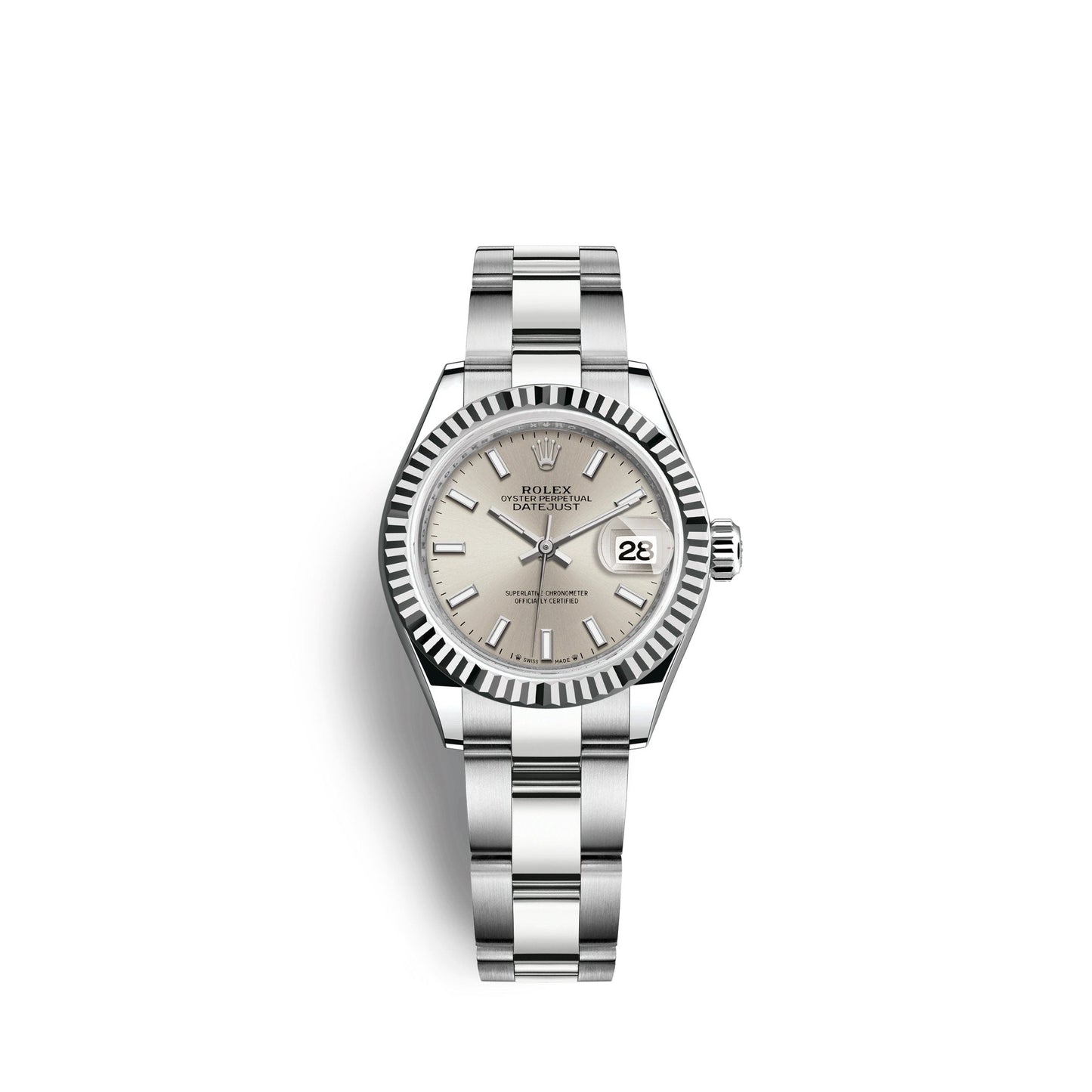 Lady-Datejust 28, Oystersteel and 18k White Gold, Ref# 279174-0006