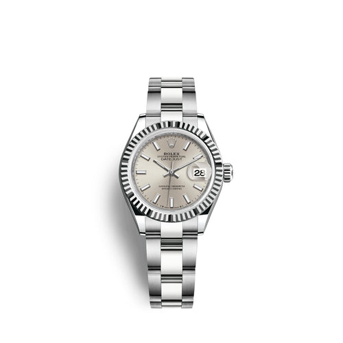 Lady-Datejust 28, Oystersteel and 18k White Gold, Ref# 279174-0006