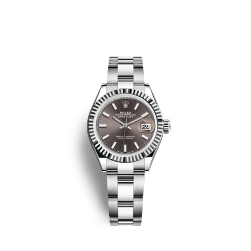 Lady-Datejust 28, Oystersteel and 18k White Gold, Ref# 279174-0012