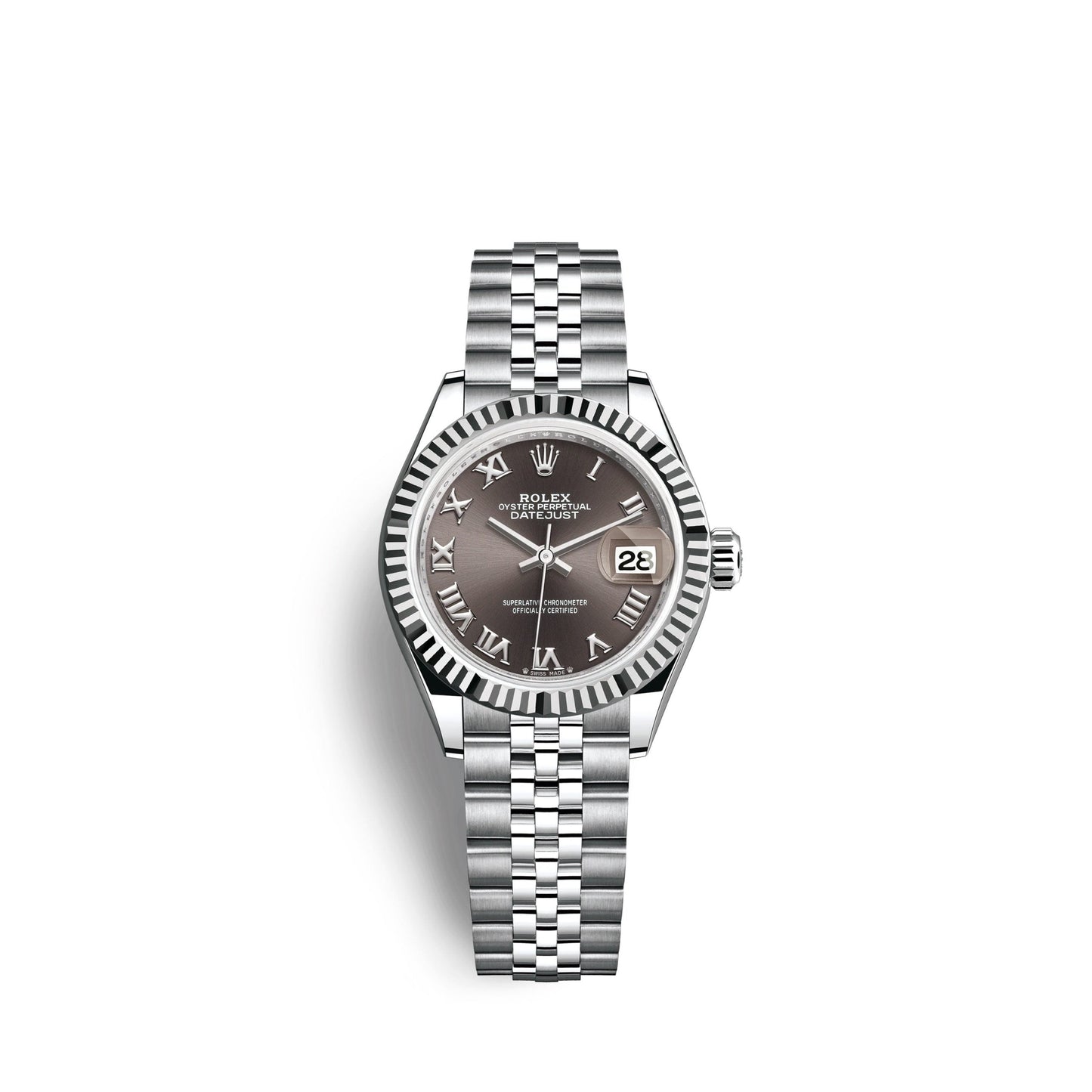 Lady-Datejust 28, Oystersteel and 18k White Gold, Ref# 279174-0013