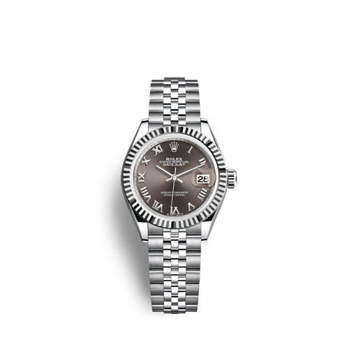 Lady-Datejust 28, Oystersteel and 18k White Gold, Ref# 279174-0013