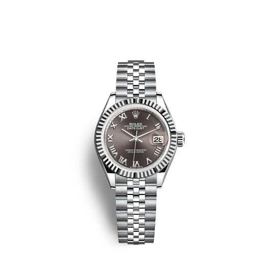 Lady-Datejust 28, Oystersteel and 18k White Gold, Ref# 279174-0013