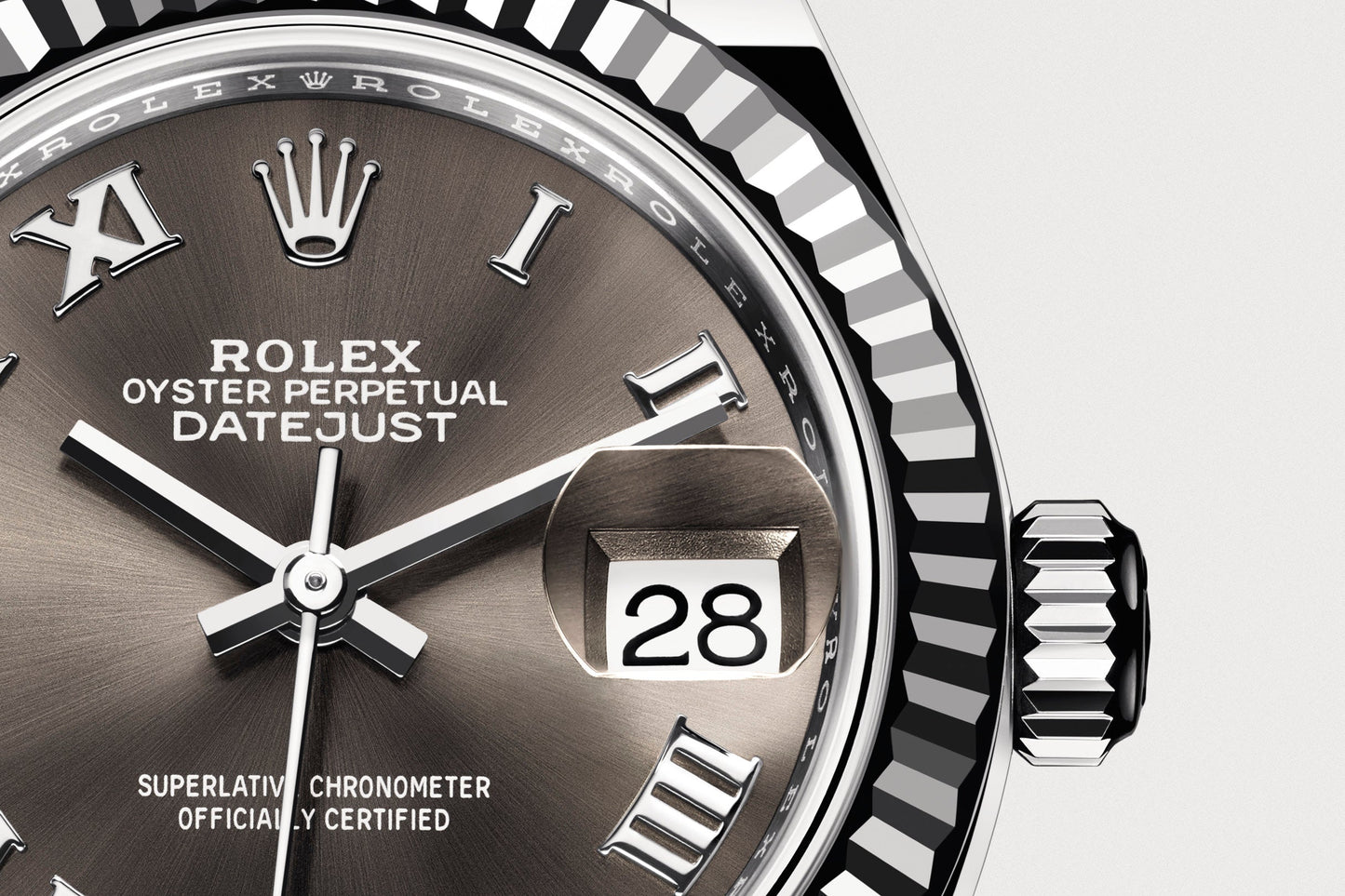 Lady-Datejust 28, Oystersteel and 18k White Gold, Ref# 279174-0014