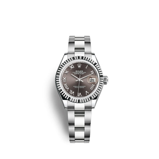 Lady-Datejust 28, Oystersteel and 18k White Gold, Ref# 279174-0014