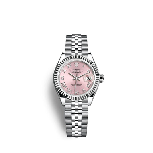 Lady-Datejust 28, Oystersteel and 18k White Gold, Ref# 279174-0017
