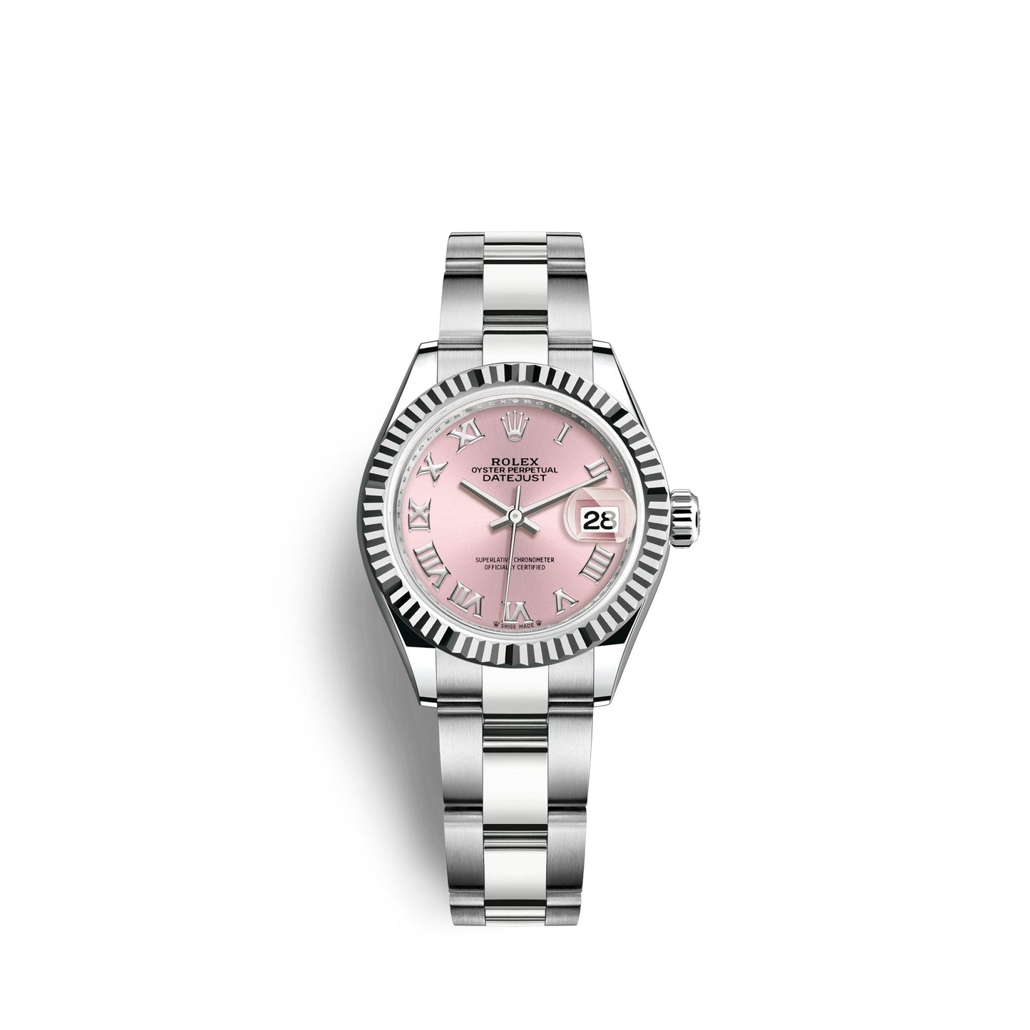 Lady-Datejust 28, Oystersteel and 18k White Gold, Ref# 279174-0018