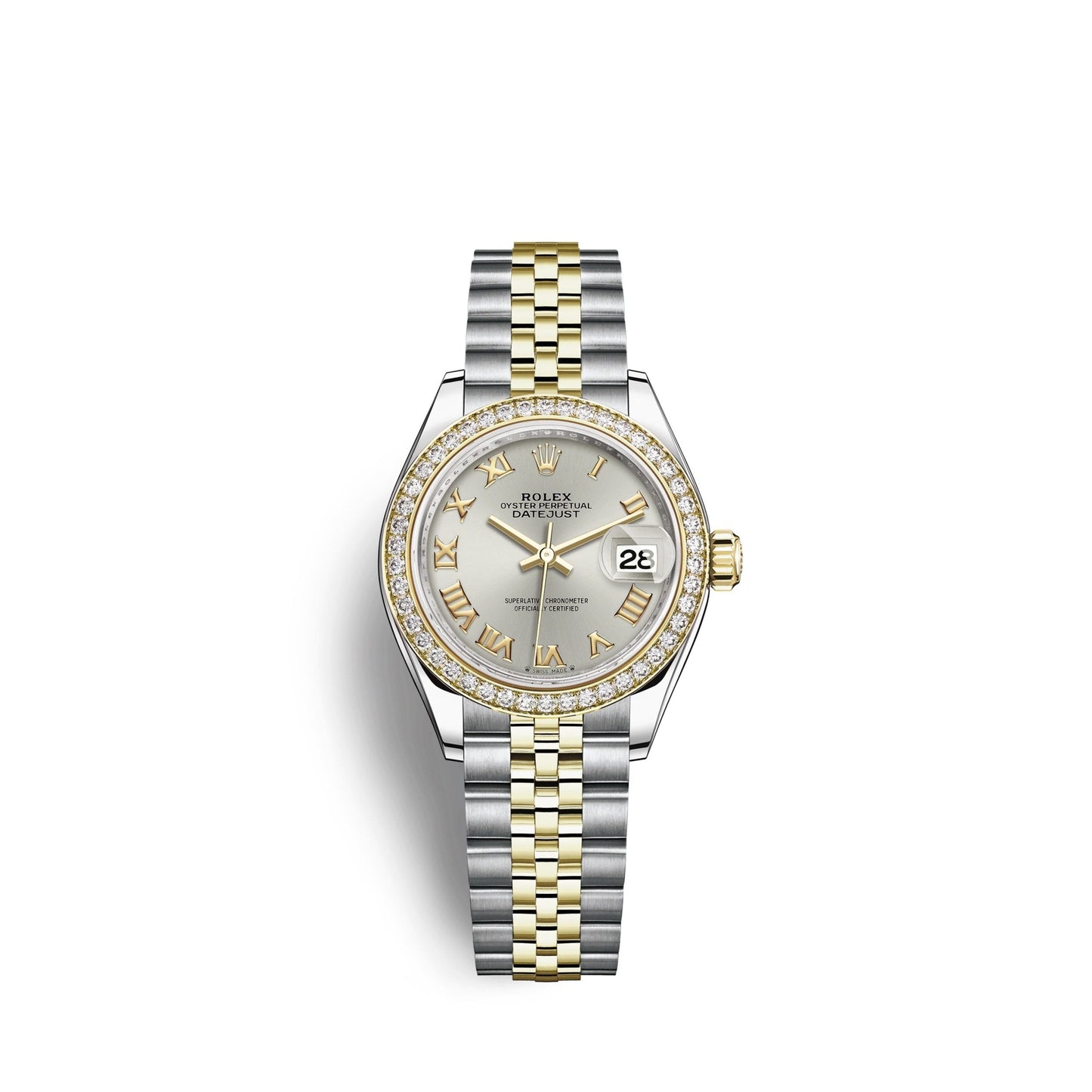 Lady-Datejust 28, Oystersteel and 18k Yellow Gold, Ref# 279383RBR-0005