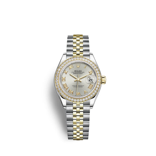Lady-Datejust 28, Oystersteel and 18k Yellow Gold, Ref# 279383RBR-0005