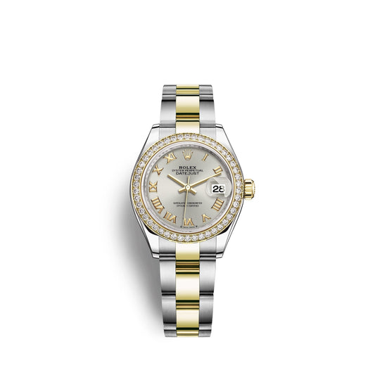 Lady-Datejust 28, Oystersteel and 18k Yellow Gold, Ref# 279383RBR-0006