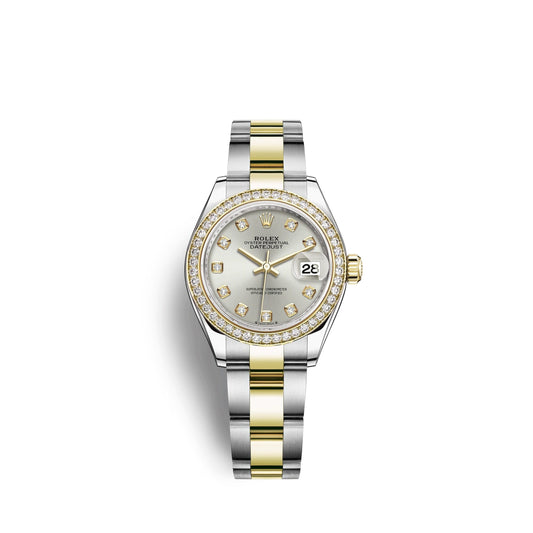Lady-Datejust 28, Oystersteel and 18k Yellow Gold, Ref# 279383RBR-0008