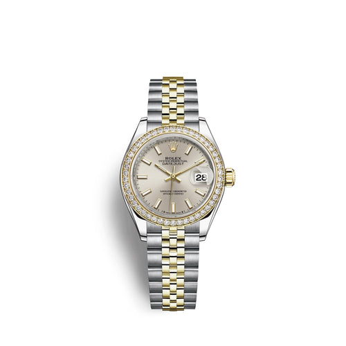 Lady-Datejust 28, Oystersteel and 18k Yellow Gold, Ref# 279383RBR-0017