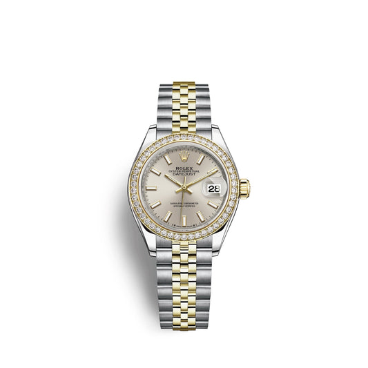 Lady-Datejust 28, Oystersteel and 18k Yellow Gold, Ref# 279383RBR-0017