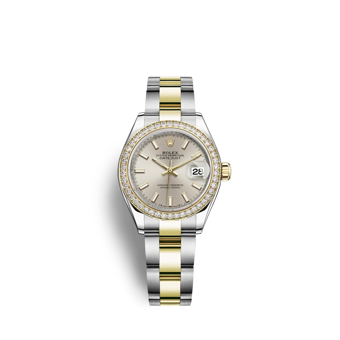 Lady-Datejust 28, Oystersteel and 18k Yellow Gold, Ref# 279383RBR-0018
