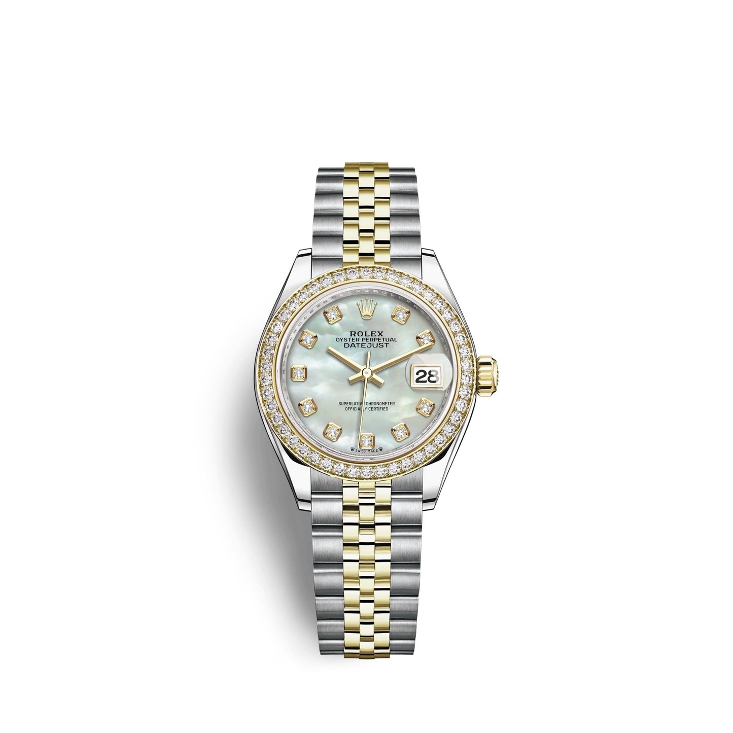 Lady-Datejust 28, Oystersteel and 18k Yellow Gold, Ref# 279383RBR-0019