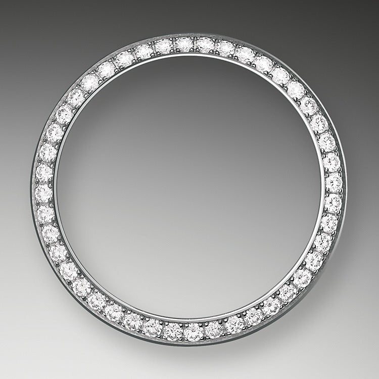Lady-Datejust 28mm, 18k White Gold, Ref# 279139rbr-0002