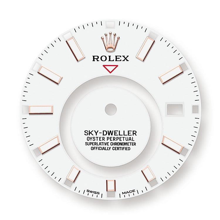 Sky-Dweller 42mm, 18k Everose Gold, Oysterflex, Ref# 326235-0004