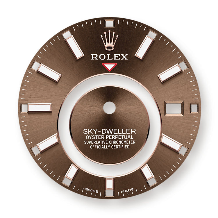 Sky-Dweller 42mm, 18k Everose Gold, Oysterflex, Ref# 326235-0005