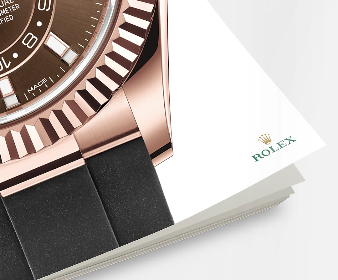 Sky-Dweller 42mm, 18k Everose Gold, Oysterflex, Ref# 326235-0005