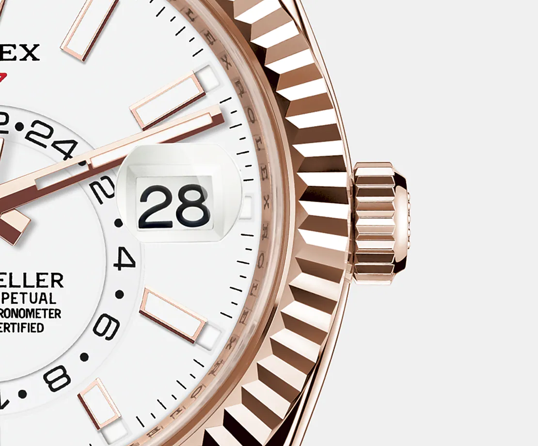 Sky-Dweller 42mm, 18k Everose Gold, Ref# 326935-0005