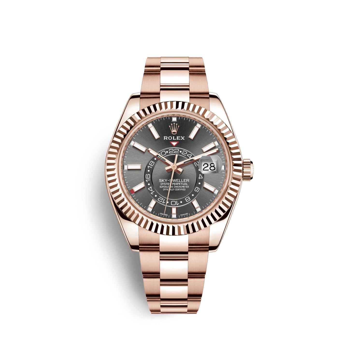 Sky-Dweller 42mm, 18k Everose Gold, Ref# 326935-0007