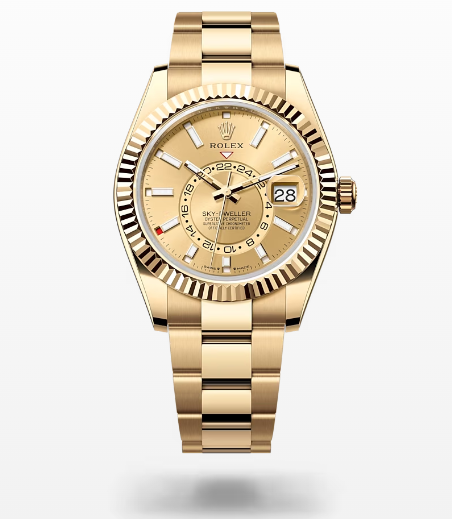 Sky-Dweller 42mm Champagne Dial Yellow Gold