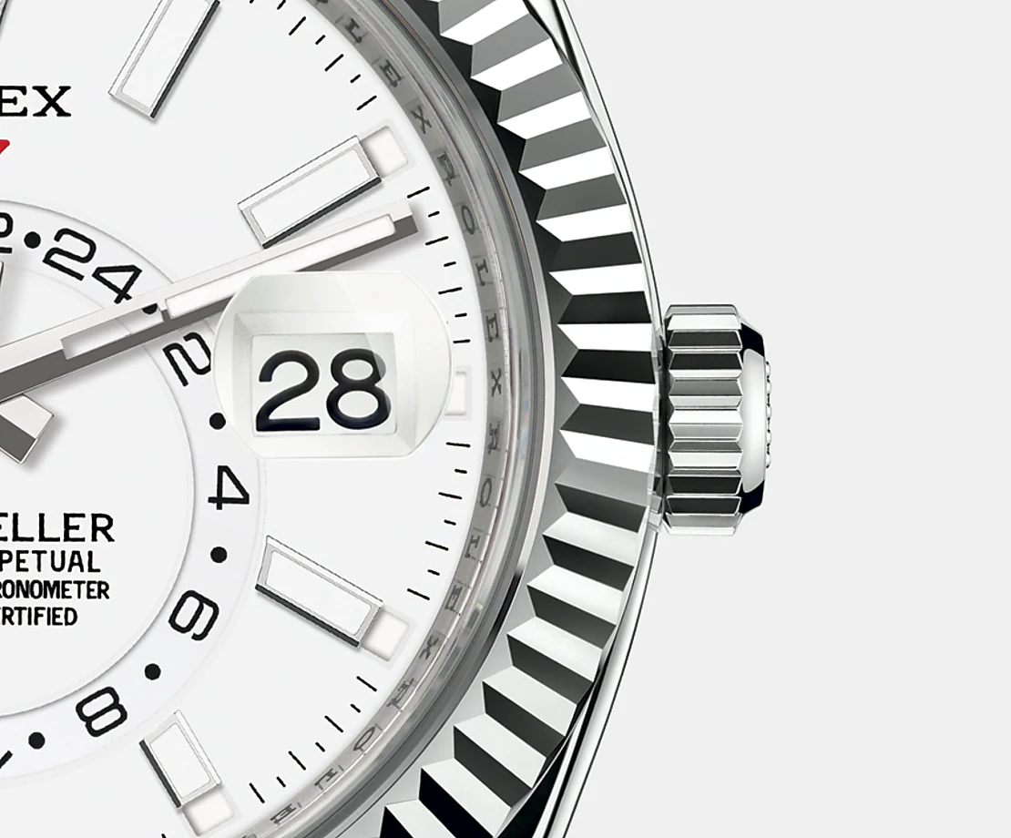 Sky-Dweller 42mm, Oystersteel and 18k White Gold, Ref# 326934-0001
