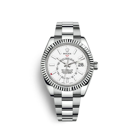 Sky-Dweller 42mm, Oystersteel and 18k White Gold, Ref# 326934-0001