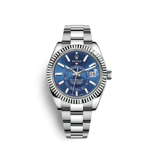 Sky-Dweller 42mm, Oystersteel and 18k White Gold, Ref# 326934-0003
