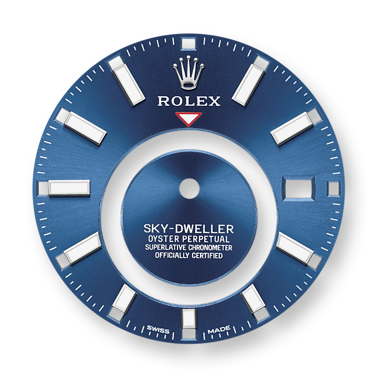 Sky-Dweller 42mm, Oystersteel and 18k White Gold, Ref# 326934-0004