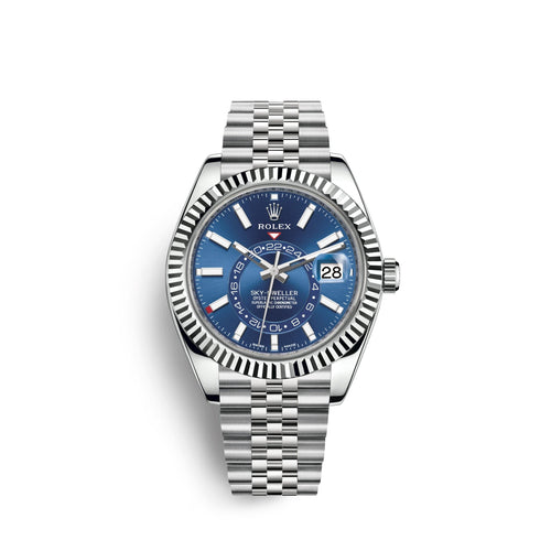 Sky-Dweller 42mm, Oystersteel and 18k White Gold, Ref# 326934-0004