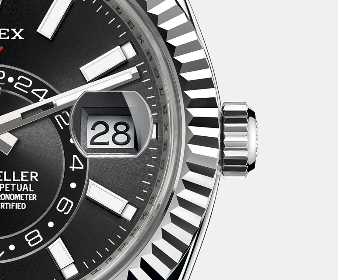 Sky-Dweller 42mm, Oystersteel and 18k White Gold, Ref# 326934-0005