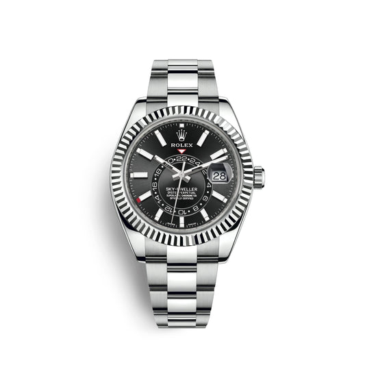 Sky-Dweller 42mm, Oystersteel and 18k White Gold, Ref# 326934-0005