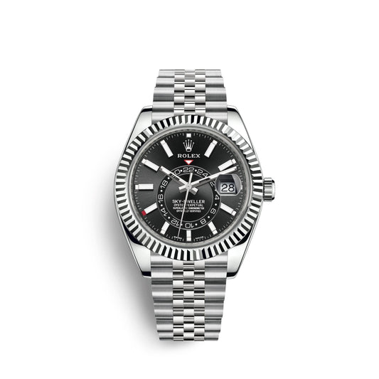 Sky-Dweller 42mm, Oystersteel and 18k White Gold, Ref# 326934-0006