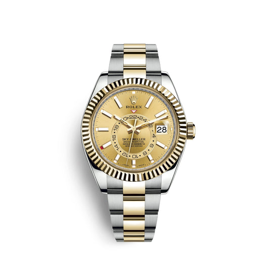 Sky-Dweller 42mm, Oystersteel and 18k Yellow Gold, Ref# 326933-0001