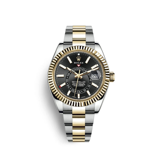 Sky-Dweller 42mm, Oystersteel and 18k Yellow Gold, Ref# 326933-0002