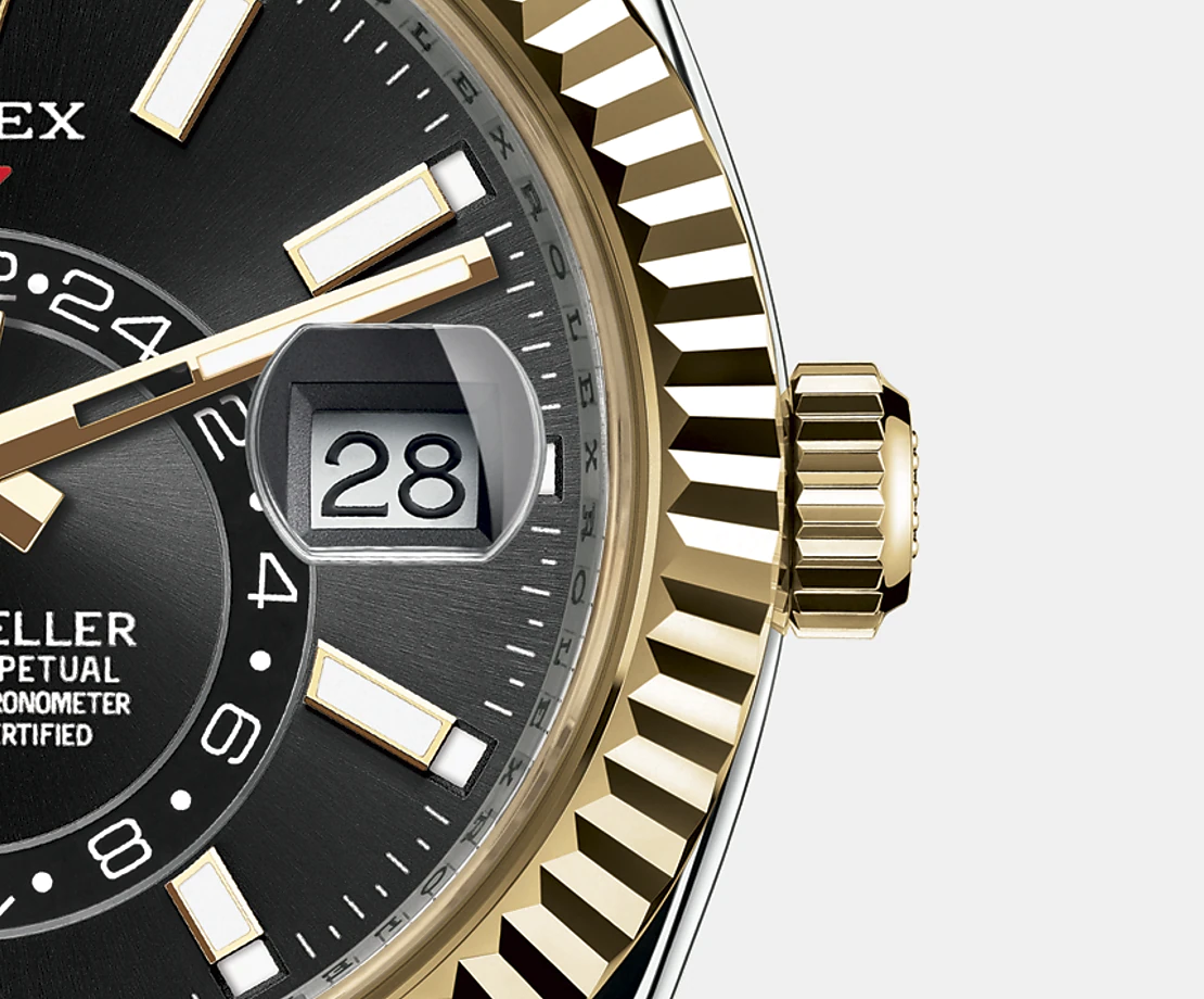 Sky-Dweller 42mm, Oystersteel and 18k Yellow Gold, Ref# 326933-0005