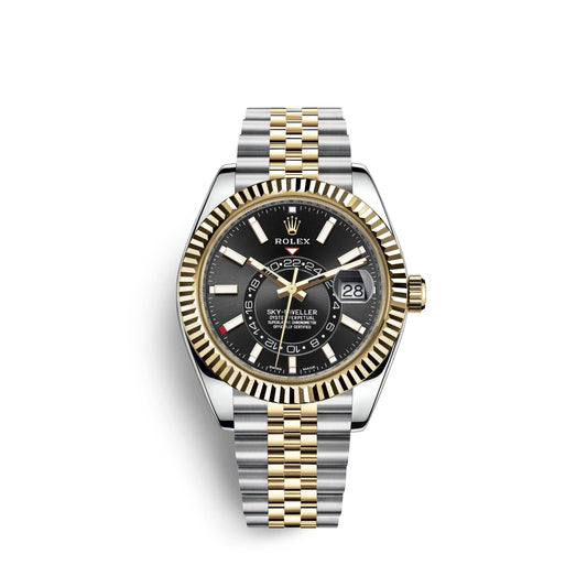 Sky-Dweller 42mm, Oystersteel and 18k Yellow Gold, Ref# 326933-0005