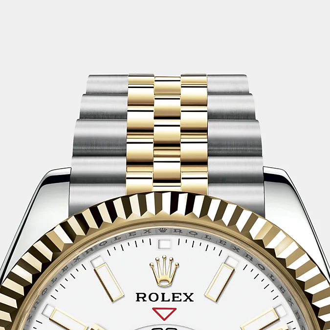 Sky-Dweller 42mm, Oystersteel and 18k Yellow Gold, Ref# 326933-0010