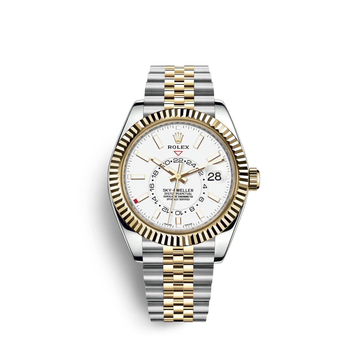 Sky-Dweller 42mm, Oystersteel and 18k Yellow Gold, Ref# 326933-0010
