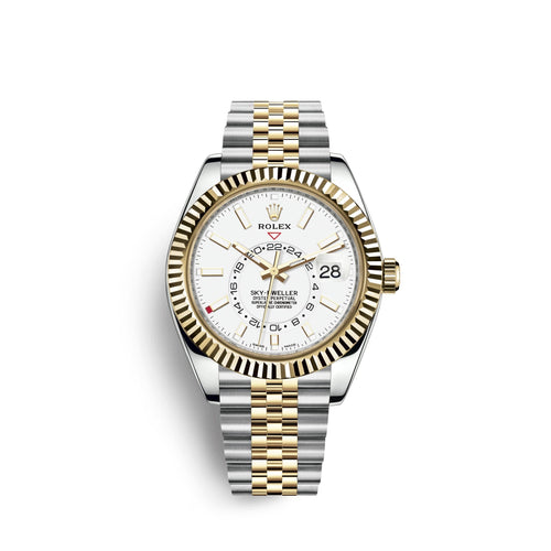 Sky-Dweller 42mm, Oystersteel and 18k Yellow Gold, Ref# 326933-0010