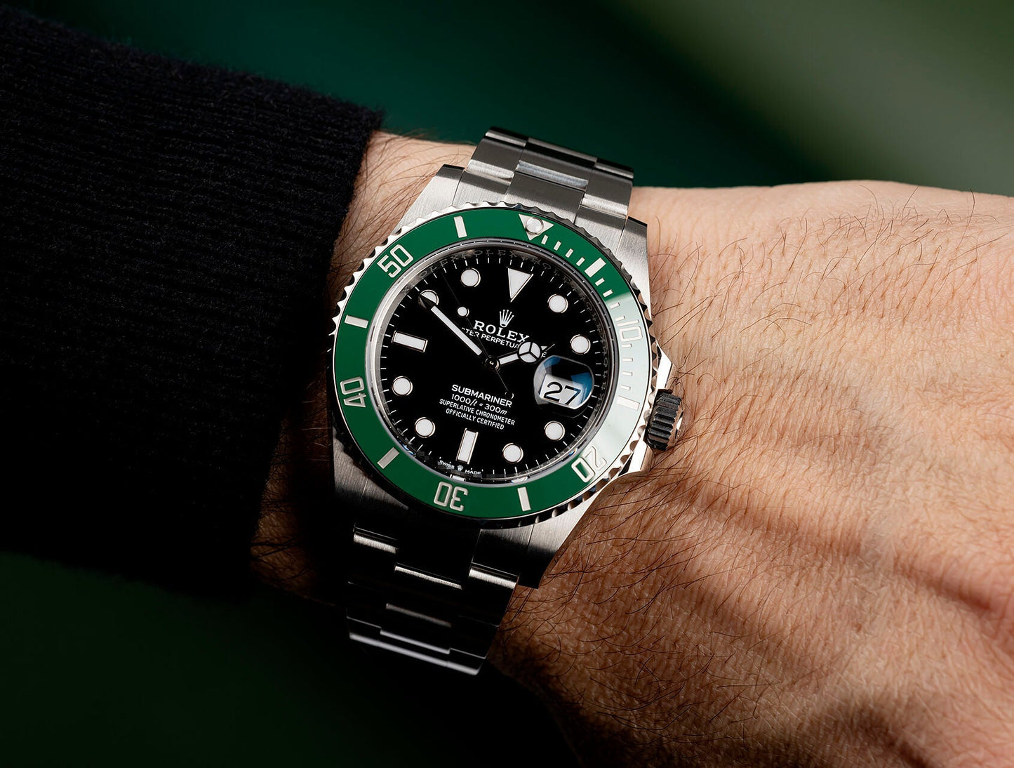 Submariner Date Oyster, 41 mm, Oystersteel m126610lv-0002 “Starbucks”