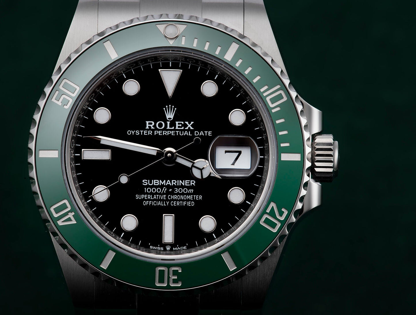 Submariner Date Oyster, 41 mm, Oystersteel m126610lv-0002 “Starbucks”
