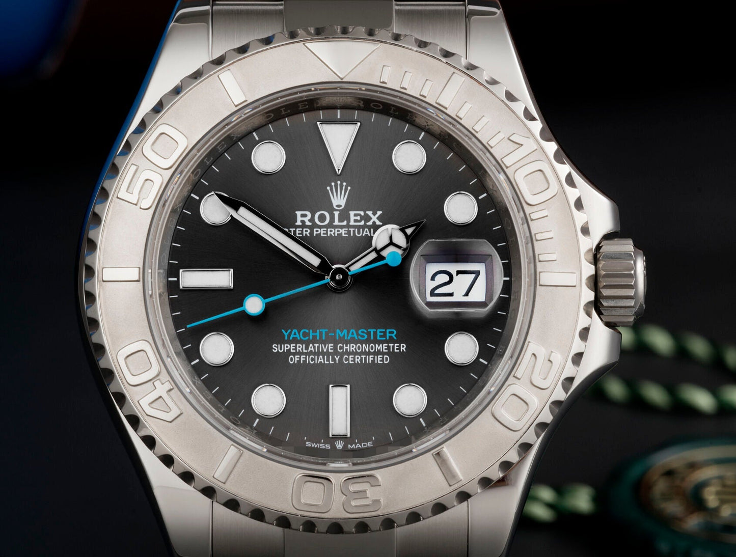 Yacht-Master M126622-0001 Oyster, 40 mm, Oystersteel and platinum