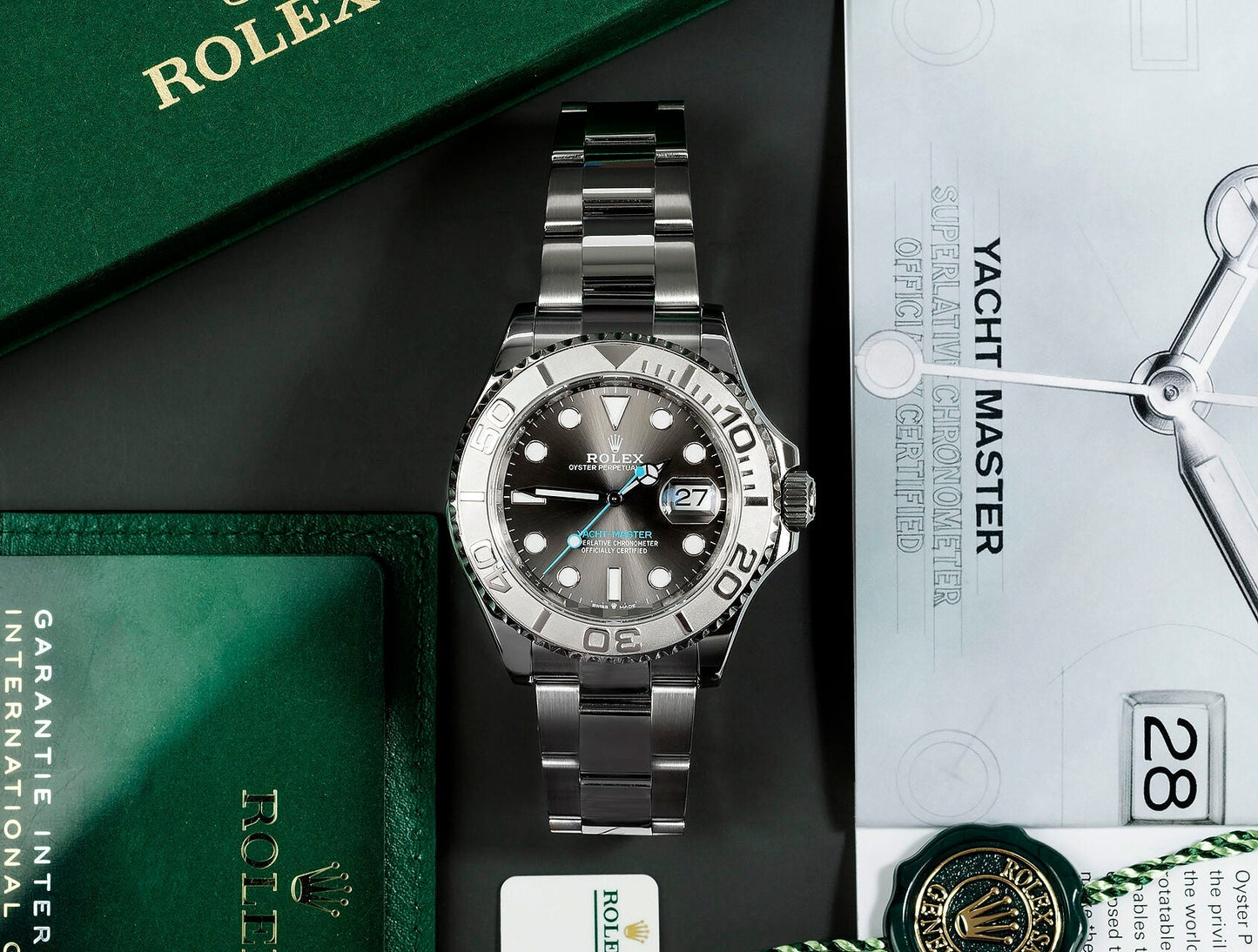 Yacht-Master M126622-0001 Oyster, 40 mm, Oystersteel and platinum